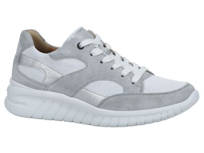 162.2402/31 13.02 WAVE SHOE/GRAU-WEISS/VELOUR - NAPPA