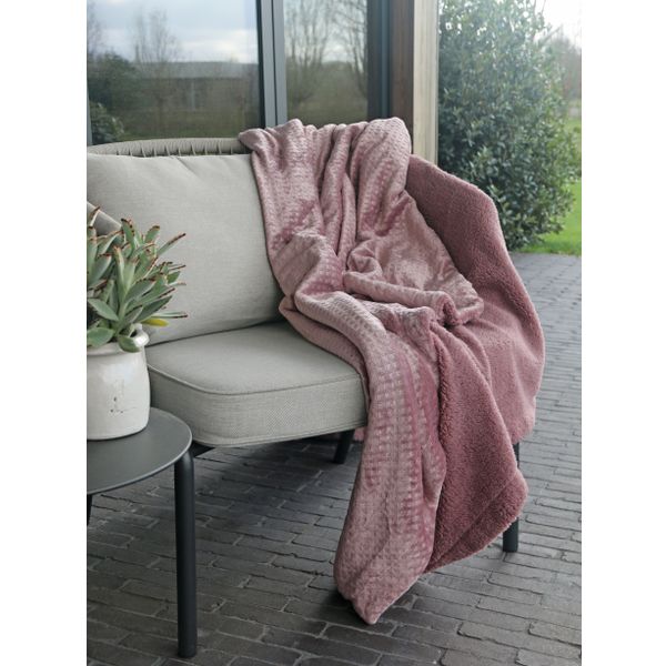 Wara PLAID BRUXELLES MICRO GRAND LUXE 150X200 PINK