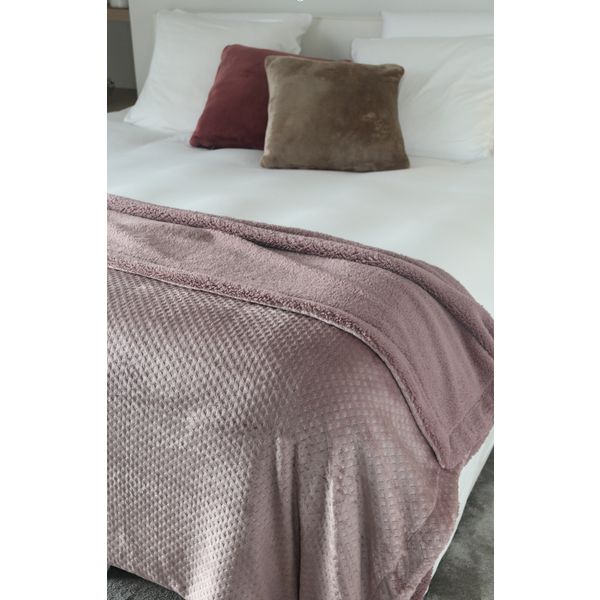 Wara BEDSPREI BRUXELLES MICRO GRAND LUX 220X240 PINK