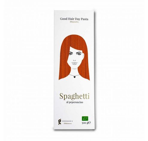 Good Hair Day Pasta Bio Spaghetti Al Peperoncino 500g  Greenomic