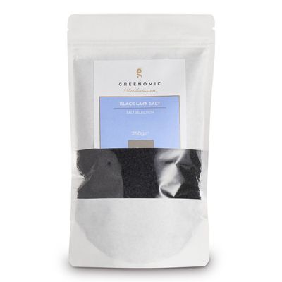 SALT BAGS BLACK LAVA SALT 250G  Greenomic