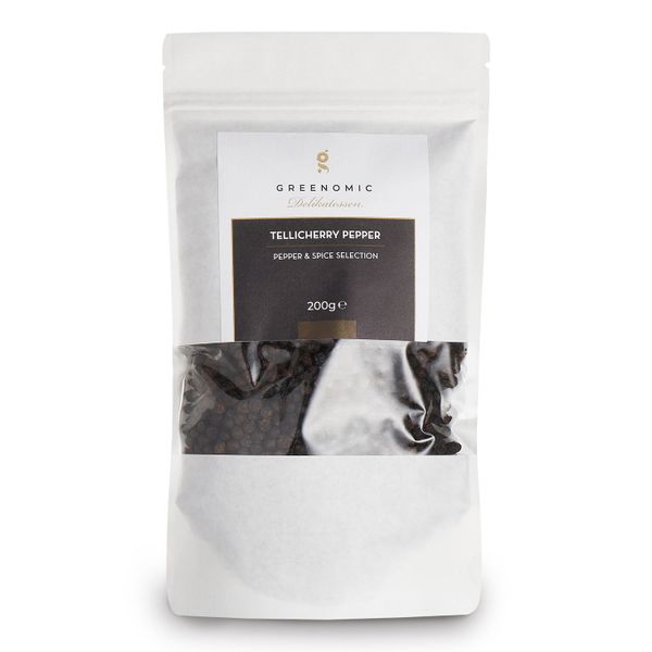 PEPPER BAGS TELLICHERRY PEPPER 200G 