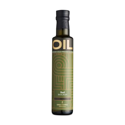 COLD PRESSED OLIVE OIL BASIL 250ML 