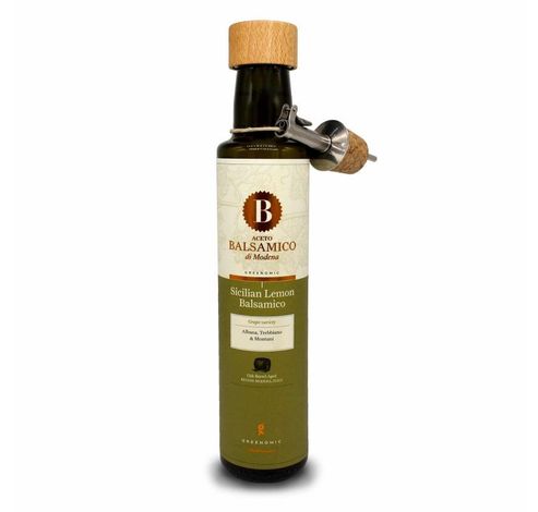 ACETO BALSAMICO SICILIAN LEMON 250ML  Greenomic