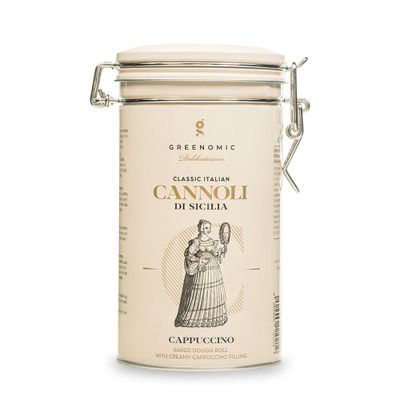 CANNOLI DI SICILIA CAPPUCCINO TIN 200g  Greenomic