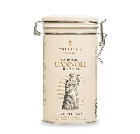 CANNOLI DI SICILIA CAPPUCCINO TIN 200g  Greenomic