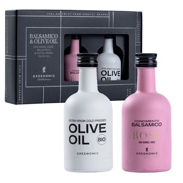 Gift Set Rose & White Olive Oil 2 x 50 ml 