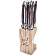 Premium Line Couteau Steak Set6 Dark Wood 