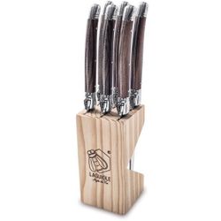 Premium Line Steakmes Set6 Dark Wood  