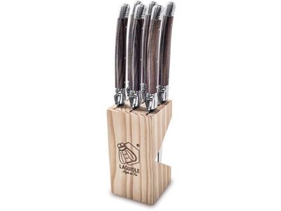 Premium Line Steakmes Set6 Dark Wood 