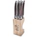 Premium Line Steakmes Set6 Dark Wood  