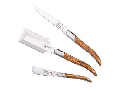 Luxury Line Charcuterieset 3pcs Olijf Hout
