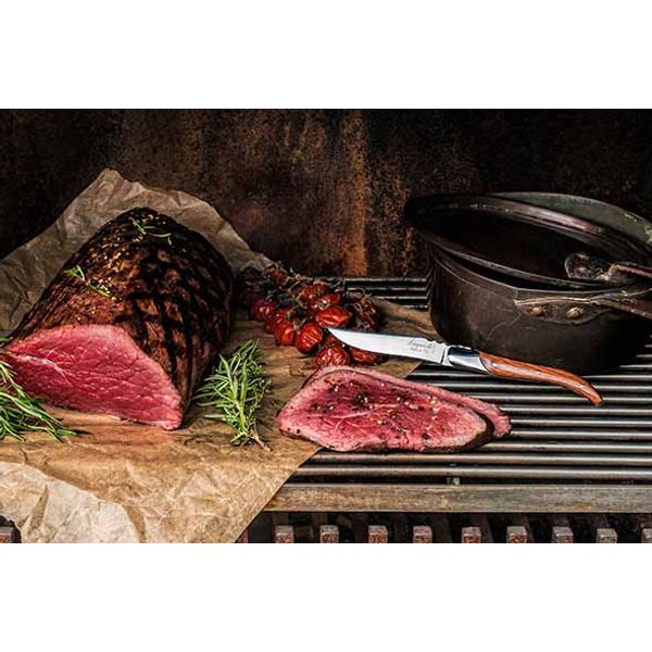 Luxury Line Steakmes Set6 Rose Pakka Hout 