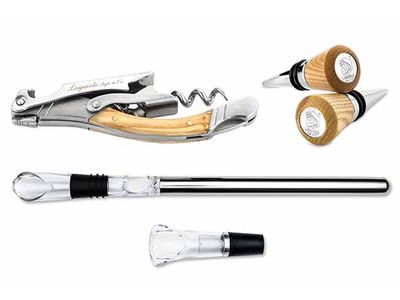 Luxury Line Kurkentrekker Eik Incl. Accessoires