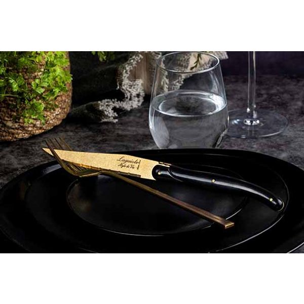 Style de Vie Prestige Line Steakmes Set6 Gold Stonewash