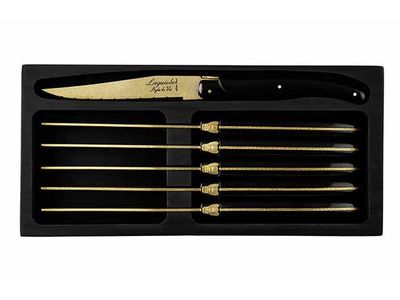 Prestige Line Steakmes Set6 Gold Stonewash