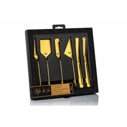 Messenset 6pcs Goud - Kaas En Boter  