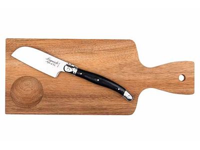 Premium Line Set Santoku Kaasmes - Serveerplank Acacia