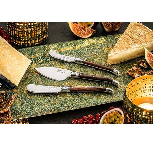 Premium Line Set Couteaux Fromage 3pcs Dark Wood  Style de Vie