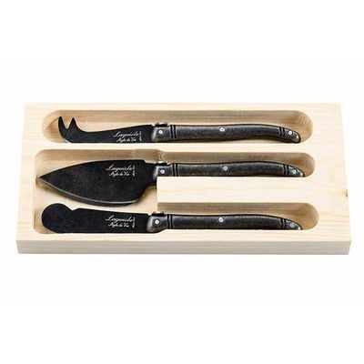 Premium Line Kaasmessenset 3pcs Black Stonewash  Style de Vie