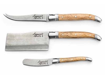 Luxury Line Kaasmessenset 3pcs Oak Stonewash