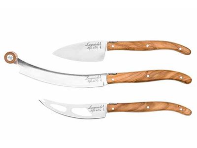 Luxury Line Kaasmessenset 3pcs V2 Olijfhout