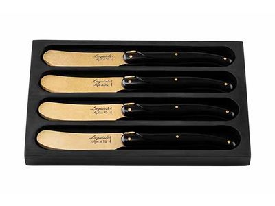 Prestige Line Botermes Set4 Gold Stonewash