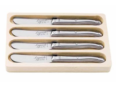 Premium Line Botermes Set4 Zilver 