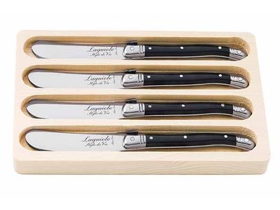 Premium Line Botermes Set4 Zwart 