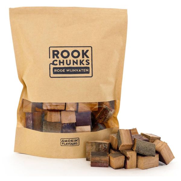 Smokin' Flavours Rookchunks Rode Wijnvaten