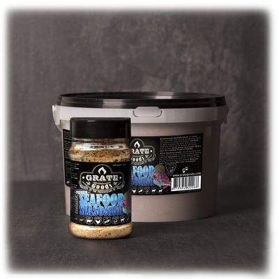  Premium Seafood Seasoning BBQ Rub 220gr  Grate Goods