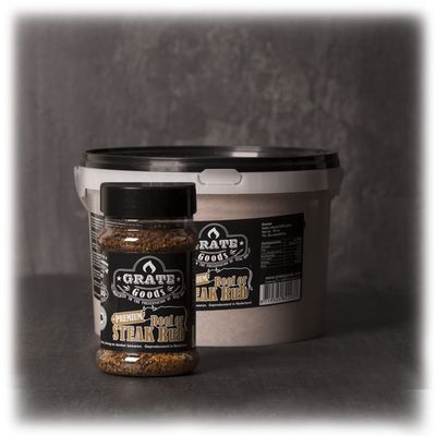 Premium Beef or Steak BBQ Rub 220gr  Grate Goods