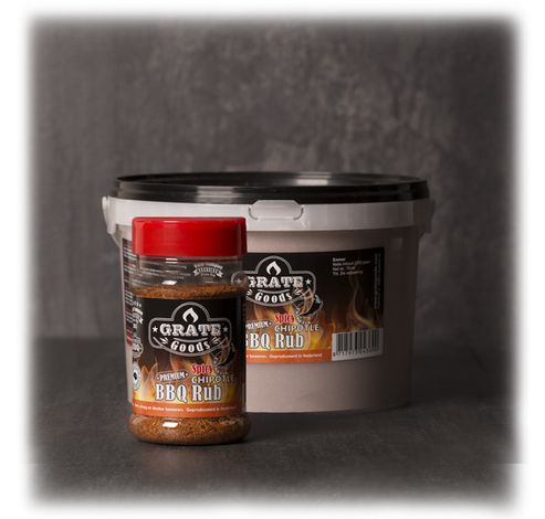 Premium Spicy Chipotle BBQ Rub 220gr  Grate Goods