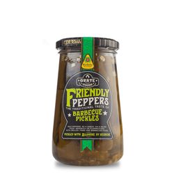 Grate Goods Friendly Peppers Barbecue Pickles 300g 