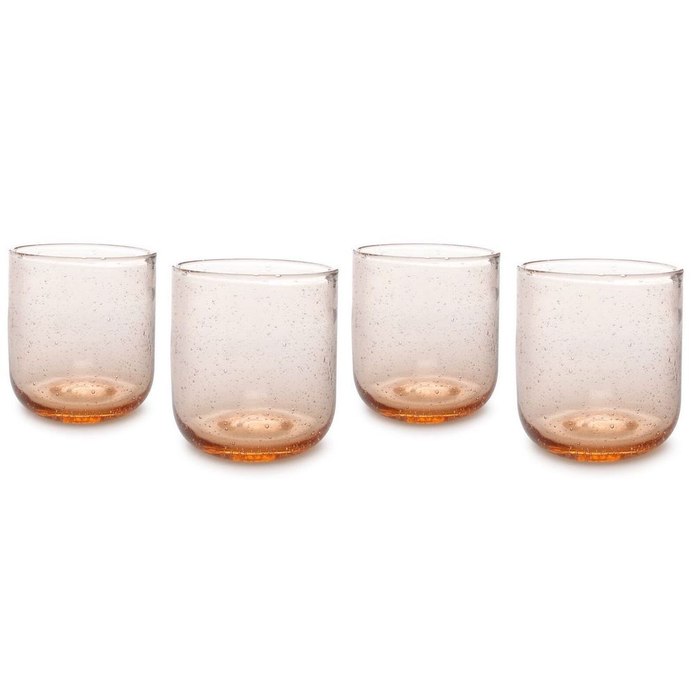 Sparkle Glas 33cl peach set/4 