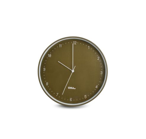 Pace Wandklok 31cm olive  Ona