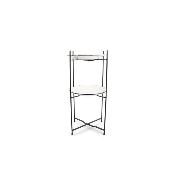 BonBistro Truss Etagère 23x23xH42,5cm voor 3 borden zwart