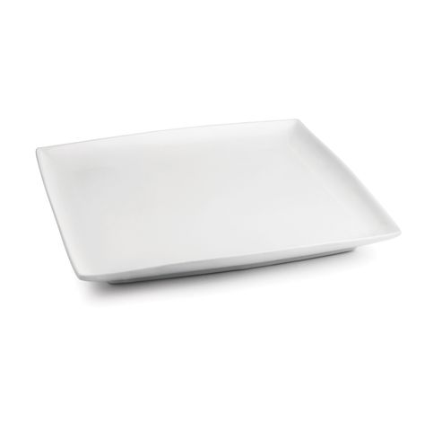 Squito Plat bord 30x30cm wit  BonBistro