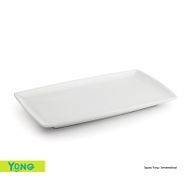 Squito plat bord/serveerschaal 50x20cm wit 