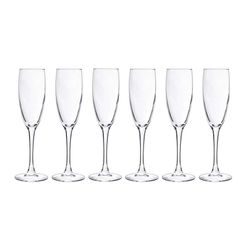 COSY MOMENTS CHAMPAGNEGLAS 19CL SET6 