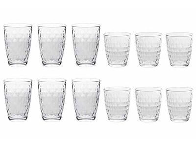 Service De 12 Verres Mirror 6 Pers 