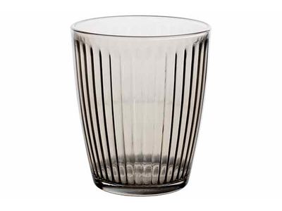 Lyra Tumbler 32cl Set4 Smokey Grey D8,4xh9,8cm