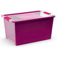 Bi-box Box De Rangement L Violet 40l 58 X35,2xh28cm 