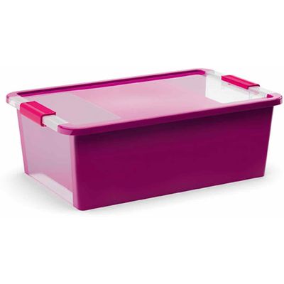 Bi-box Box De Rangement M Violet 26l 55x35xh19cm  Kis