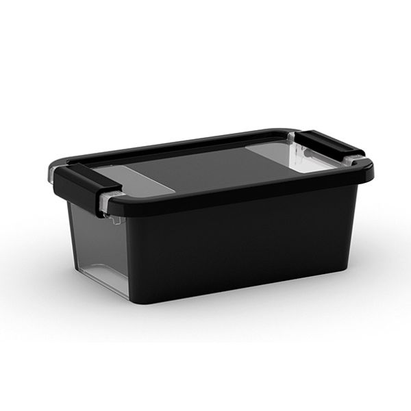 Kis Bi-box Opbergbox Xs Zwart 3l 26,5x16xh 10cm