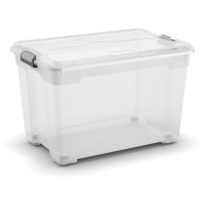 Moover Box De Rangement Xl Transparent 6 0l 58x38xh37cm  Kis