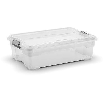 Moover Box De Rangement M Transparent 27 L 58x38xh18cm  Kis