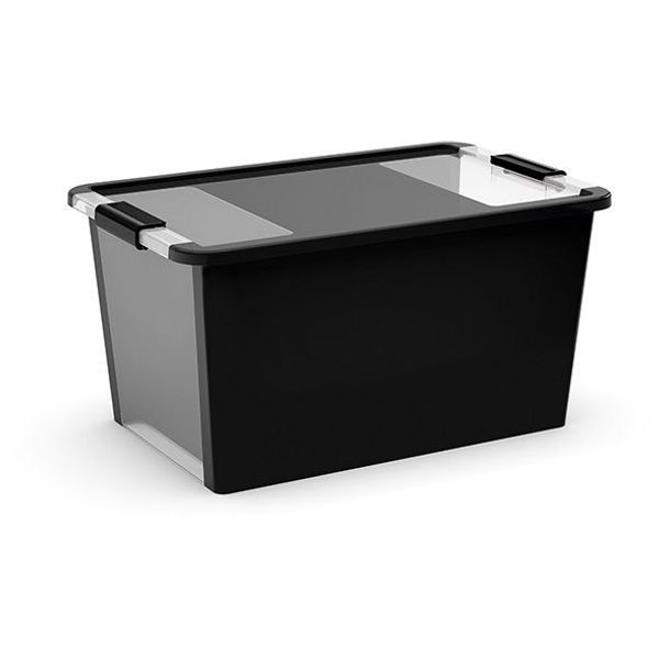 Kis Bi-box Opbergbox L Zwart 40l 58x35,2xh2 8cm