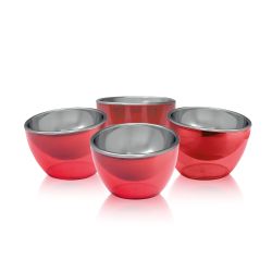 Sanodegusto Frosty Cups Icy Cold Red 4delig 