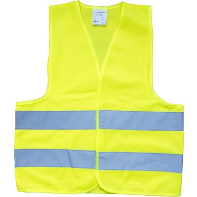 Mesh Gilet Kids Basic Yellow L  Wowow